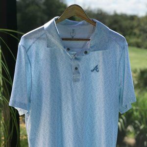 Atlanta Braves Cutter & Buck Golf Shirt